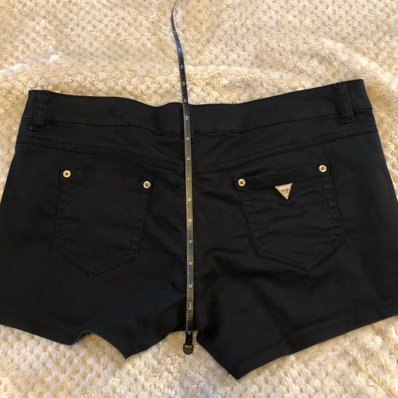 Black Soft Jean Shorts - Picture 6 of 8